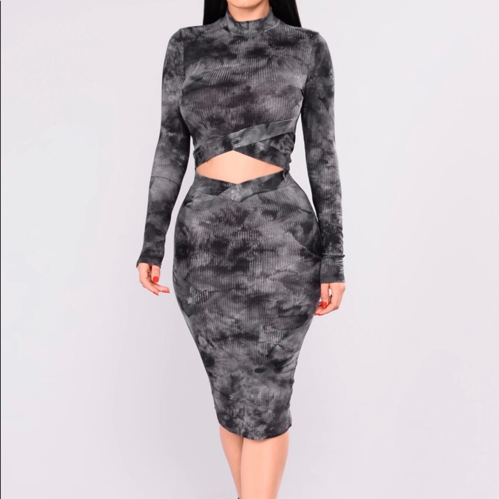 Fashion Nova Disorderly Skirt Set